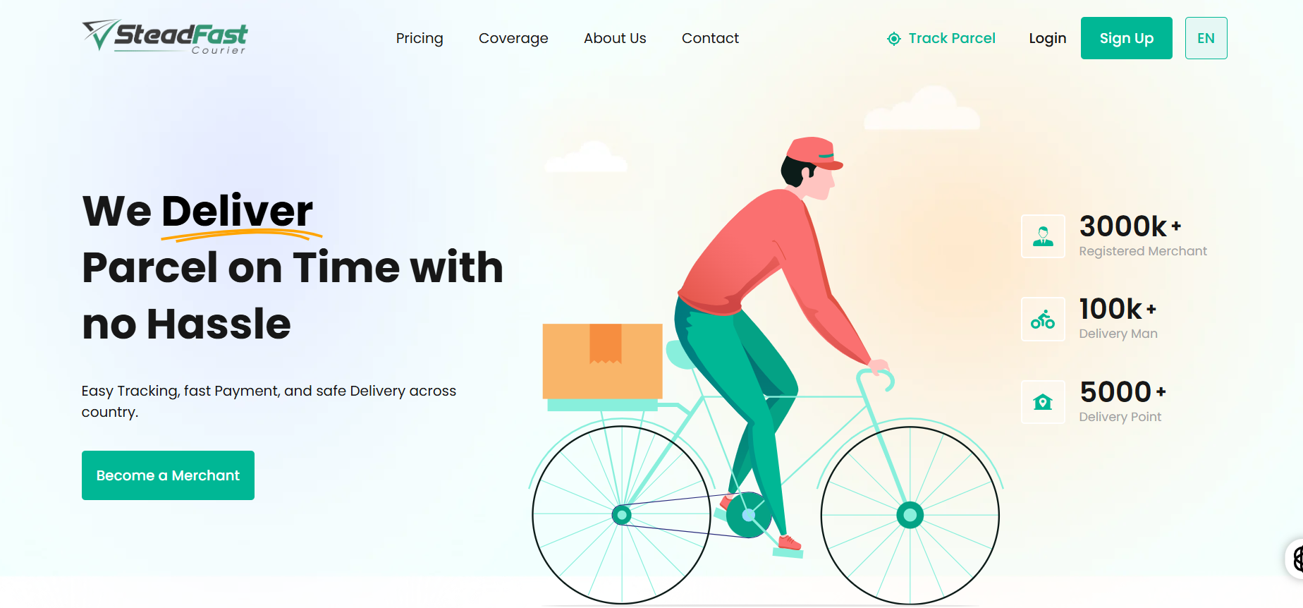 Courier & Delivery Service Website