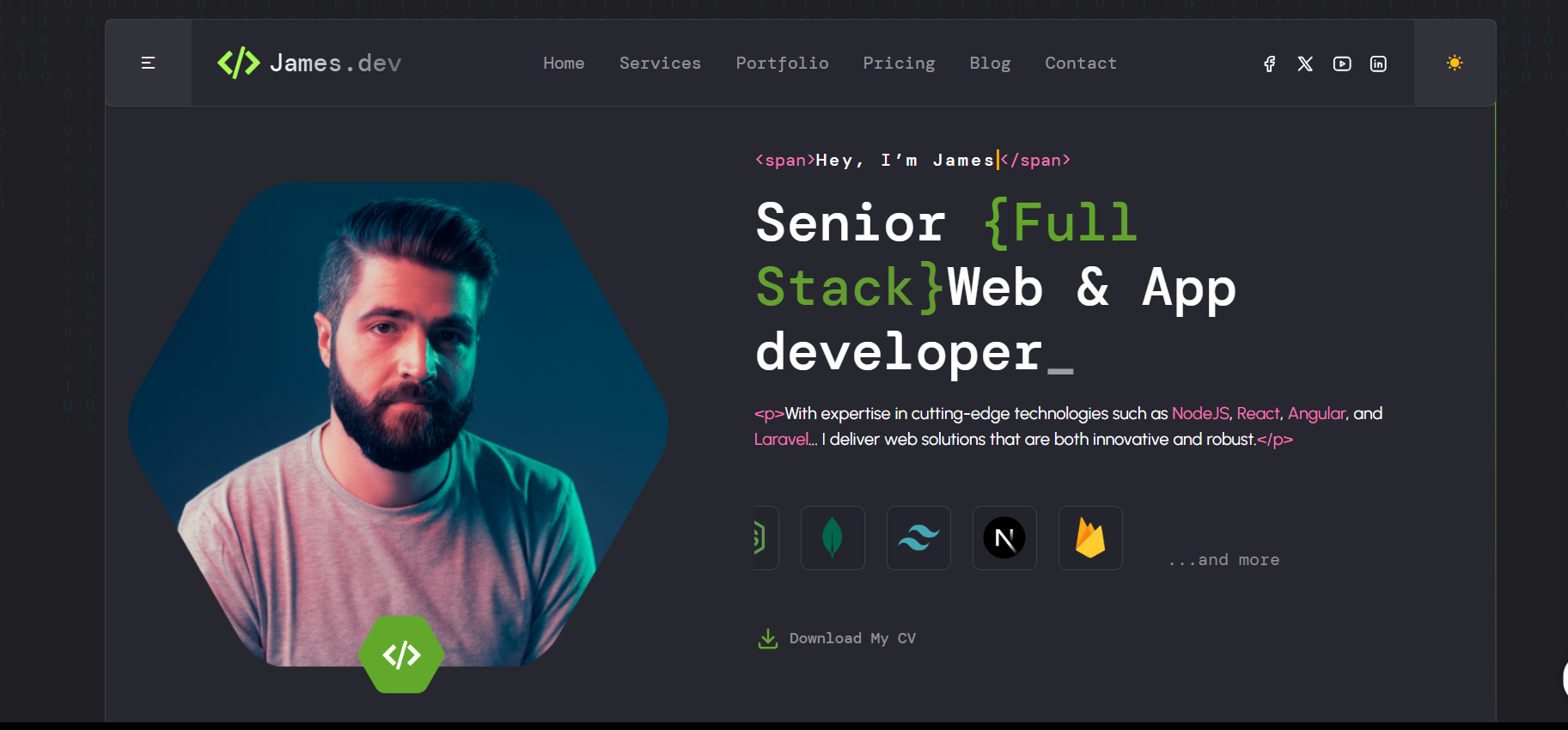 Creative Personal Portfolio Website